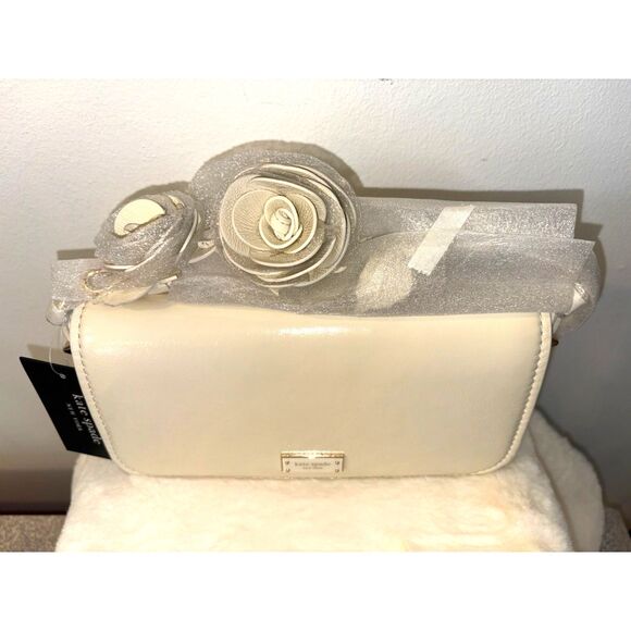 Kate Spade New York Crinkle Leather Shoulder Bag Crossbody - NWT - Picture 4 of 14